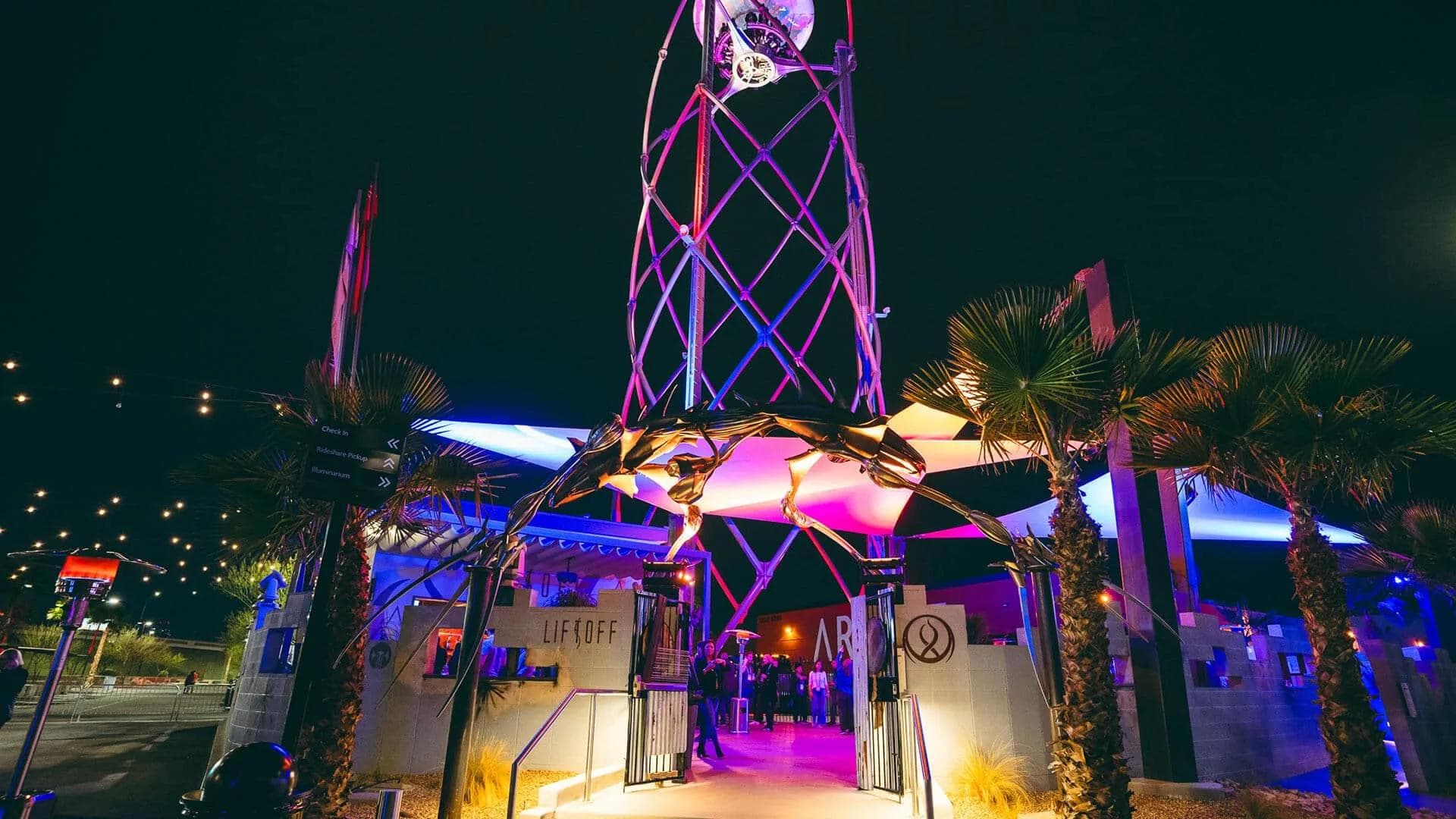 Liftoff bar and ride at AREA15