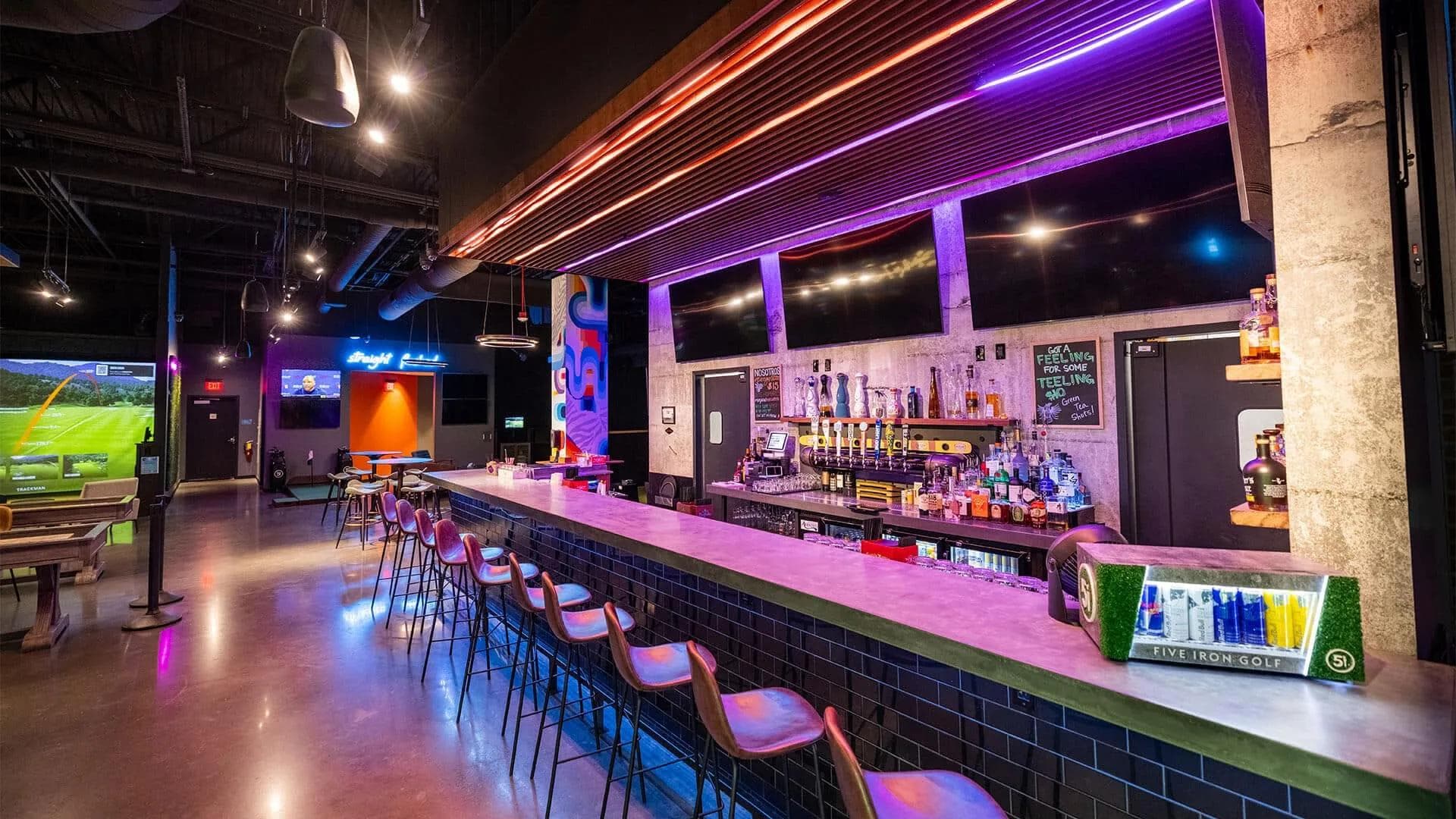 Bar at Five Iron Golf