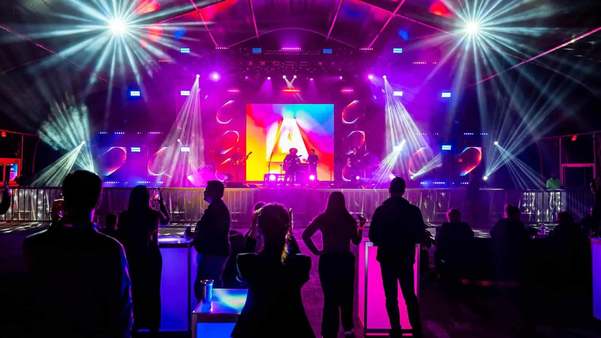 Guests inside A-Lot at AREA15