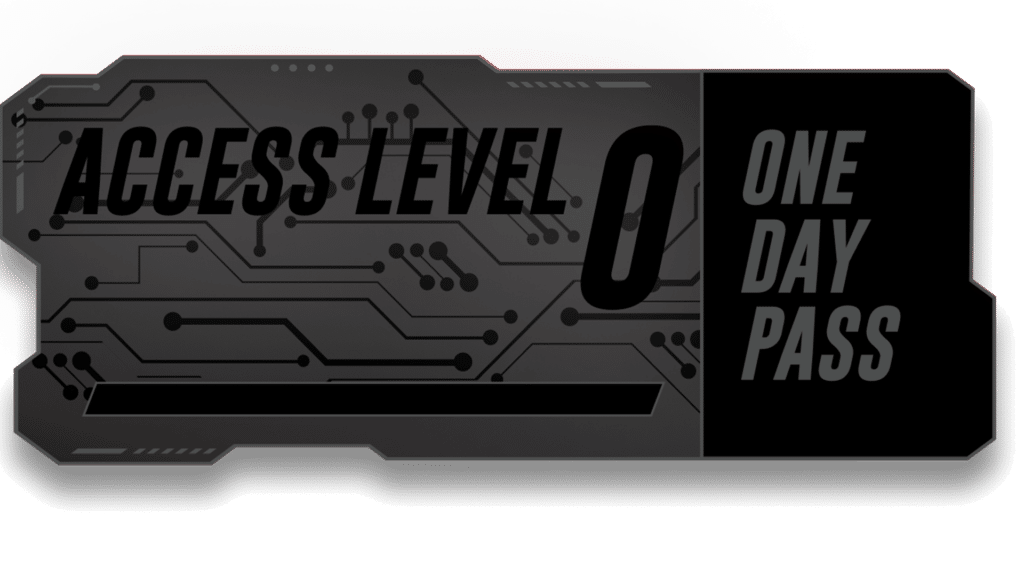 Access Level 0 - One Day Pass