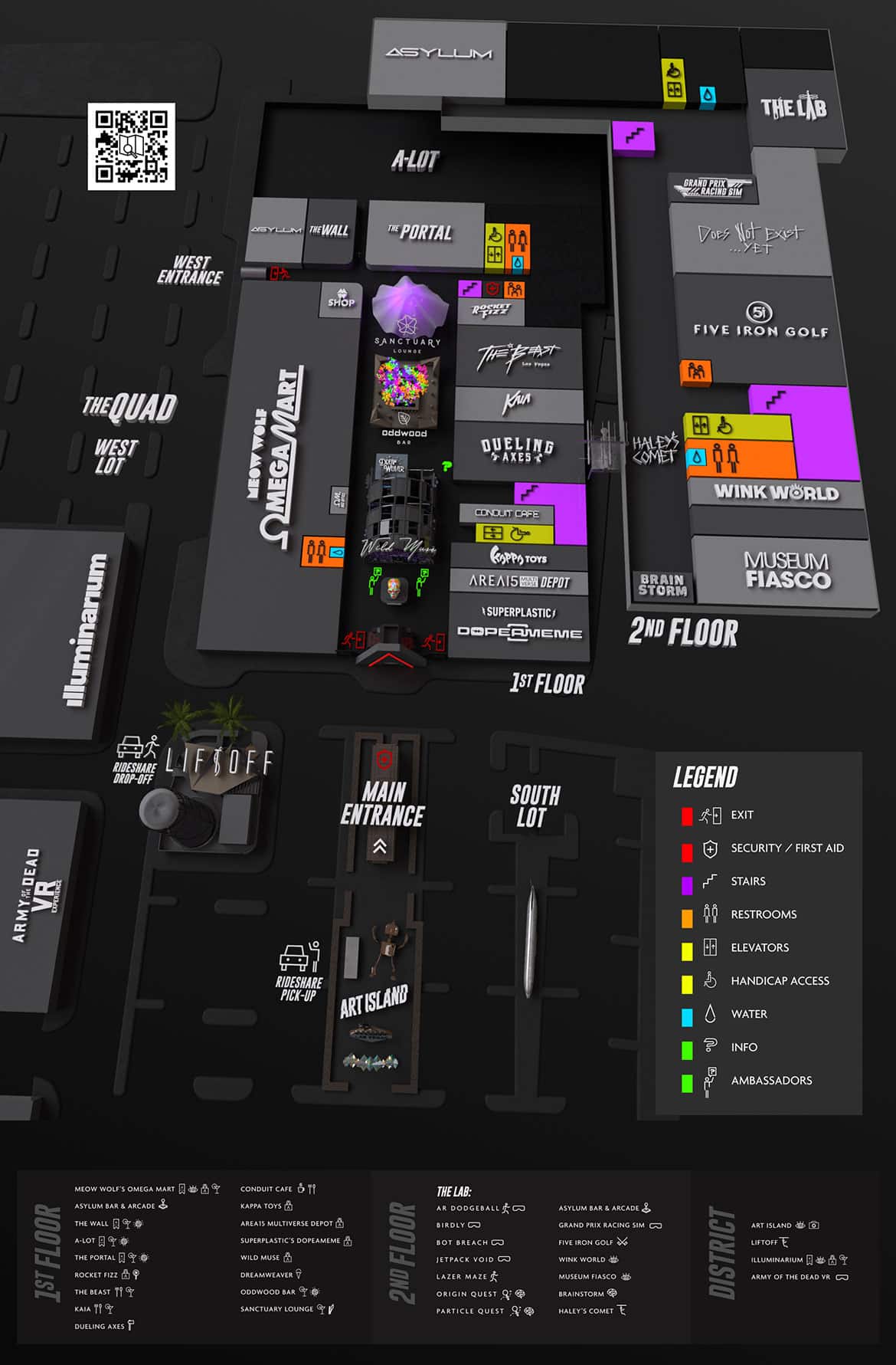 AREA15 District Map