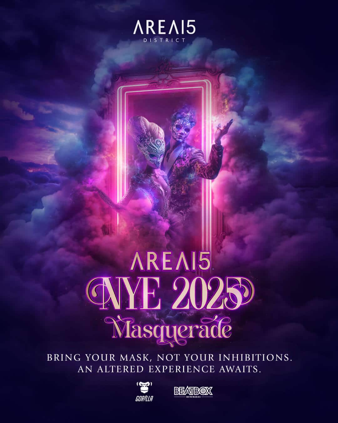 NYE 2025 Masquerade at AREA15