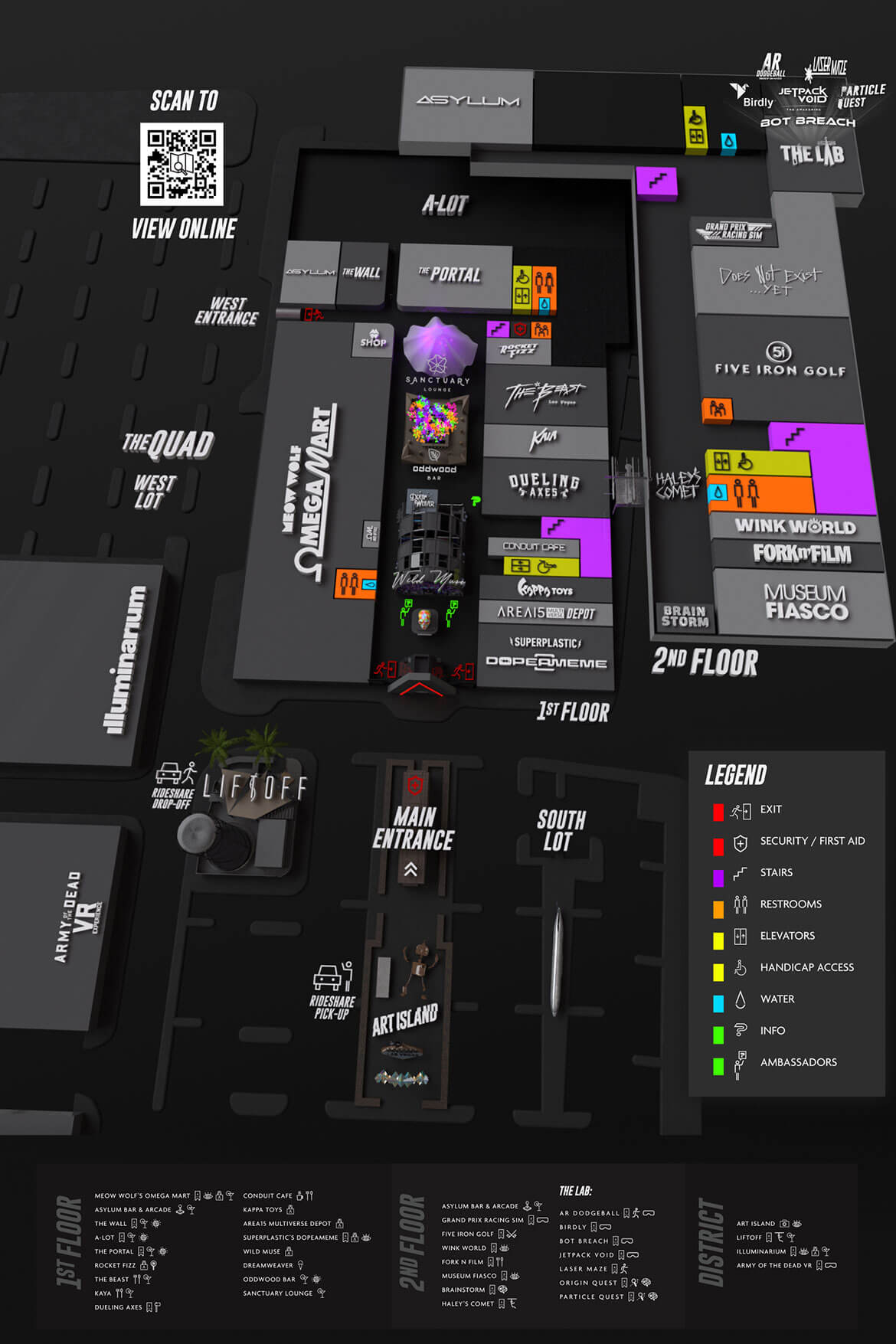 AREA15 District Map