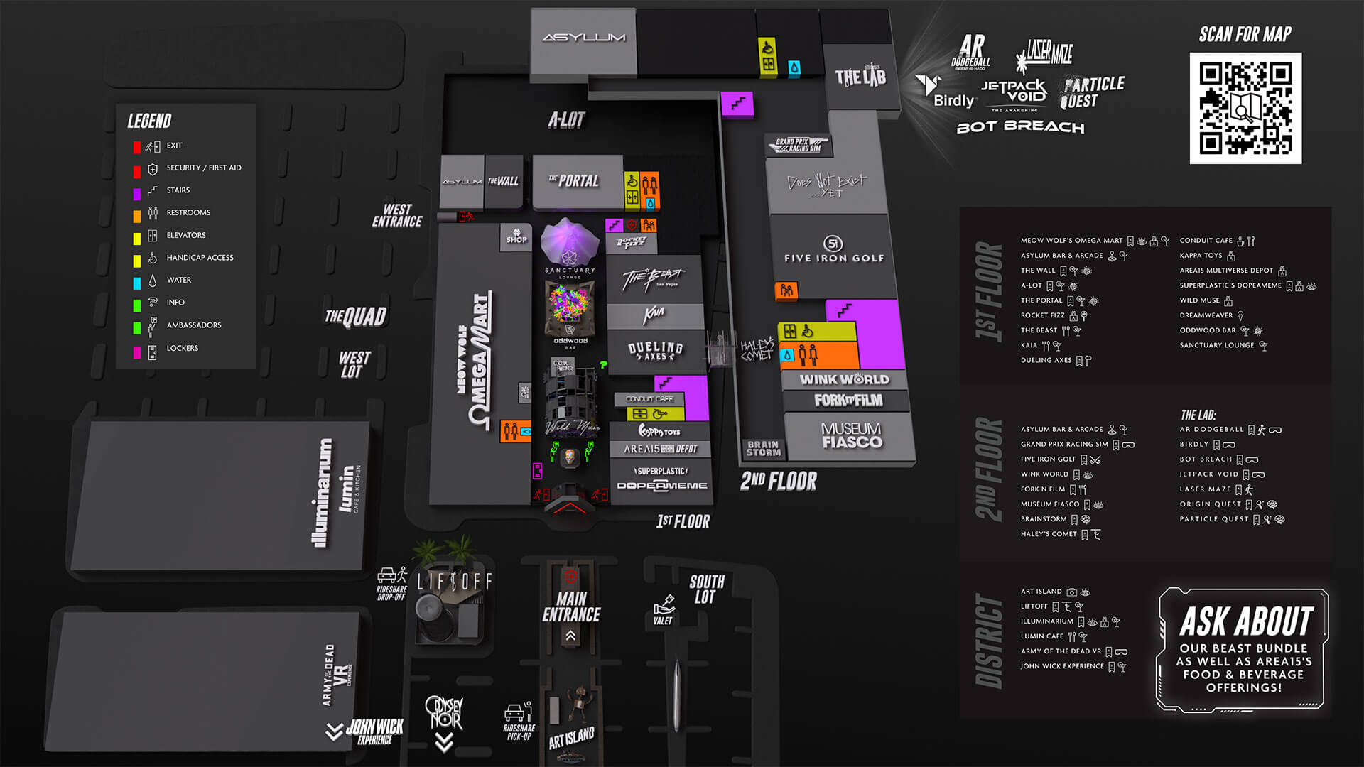 AREA15 District Map