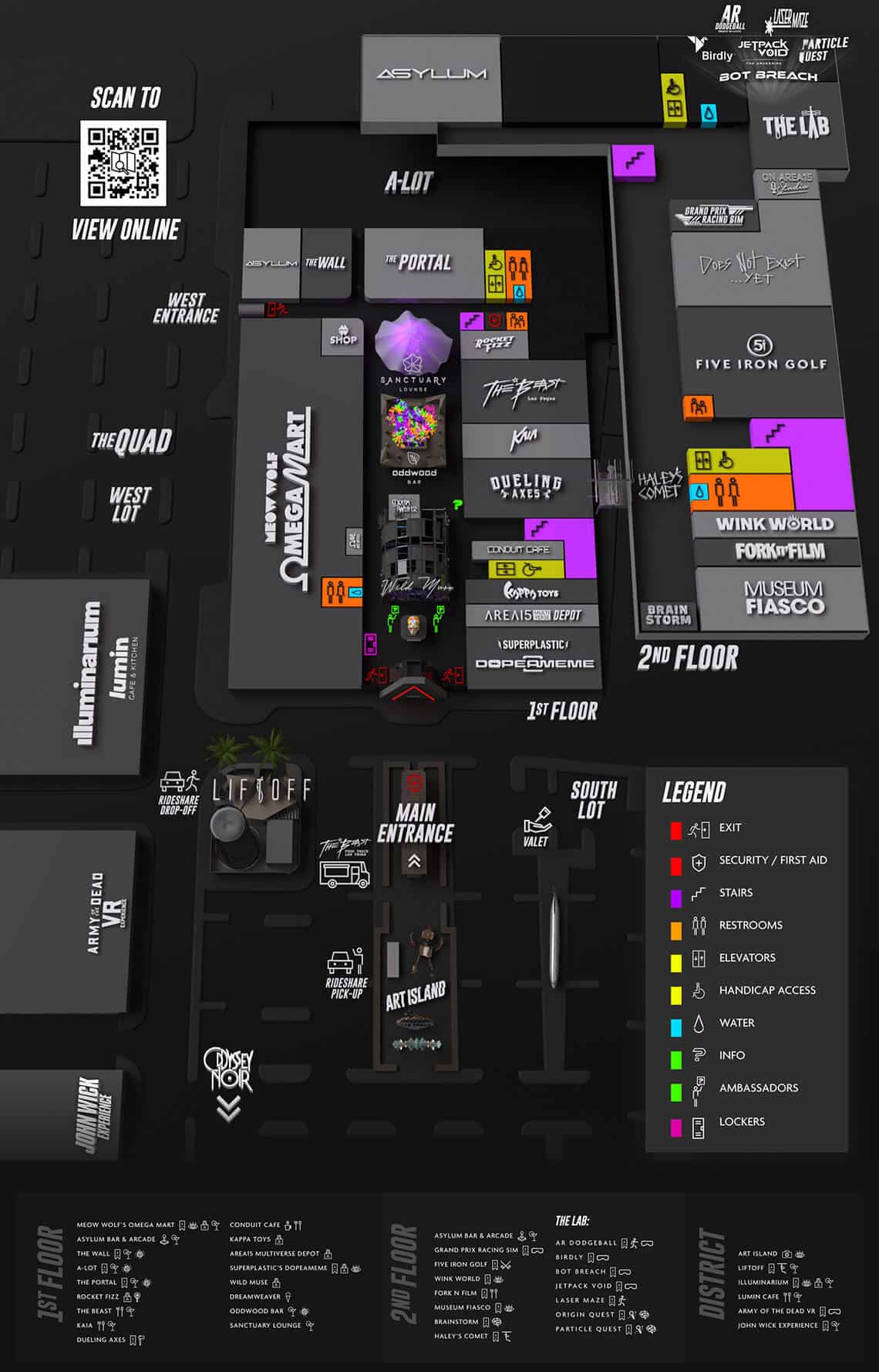AREA15 District Map
