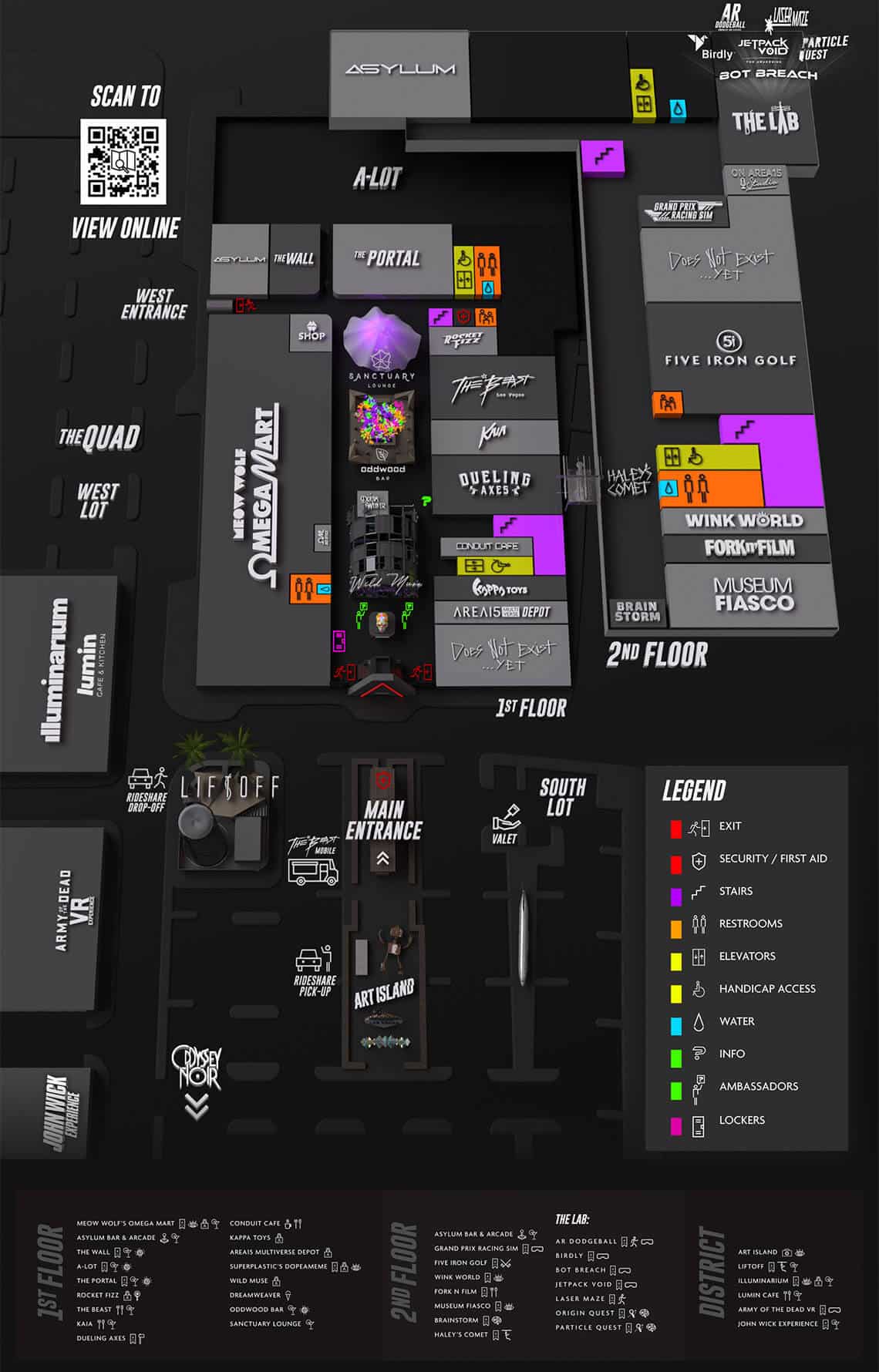 AREA15 District Map