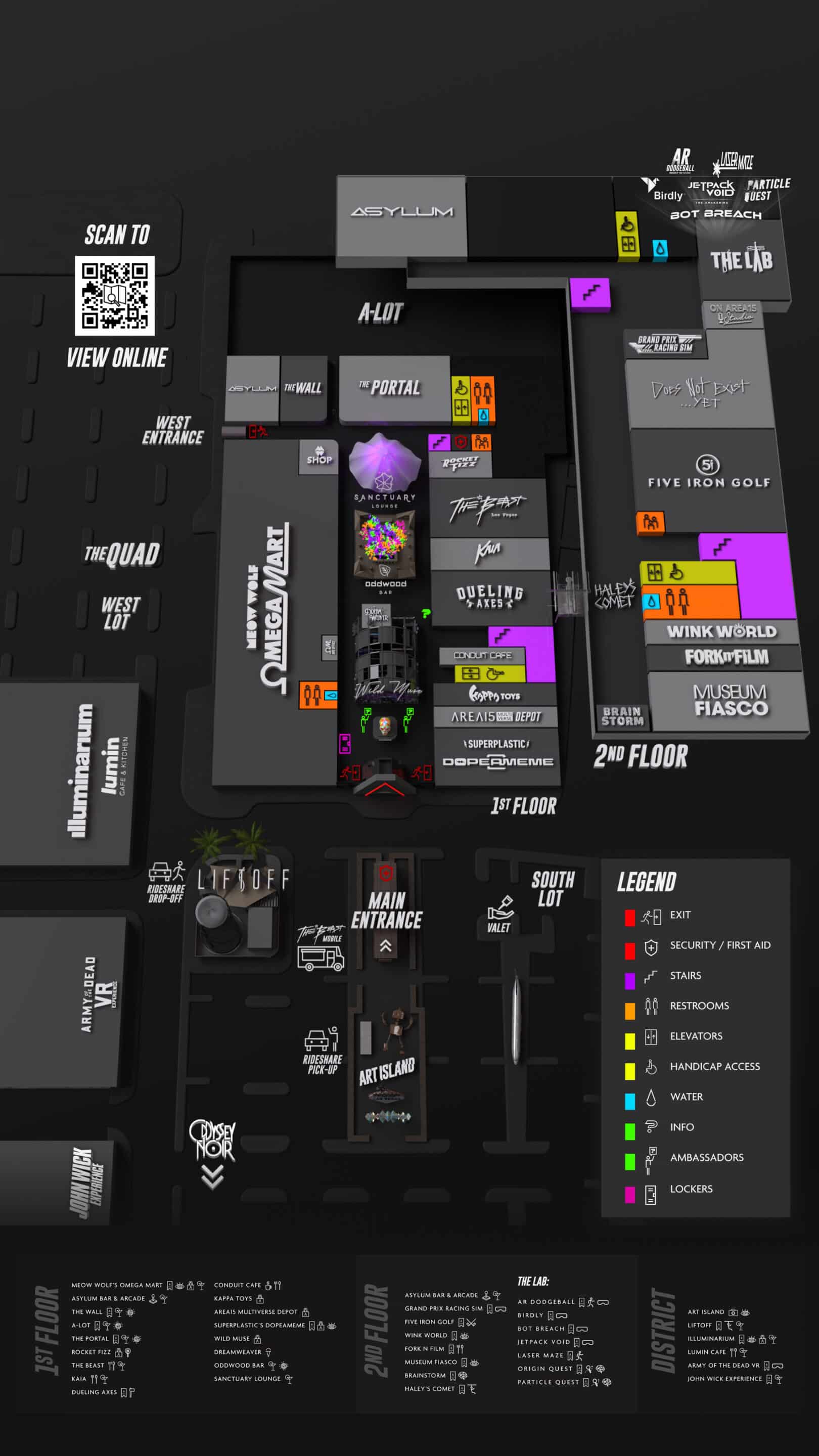 AREA15 District Map
